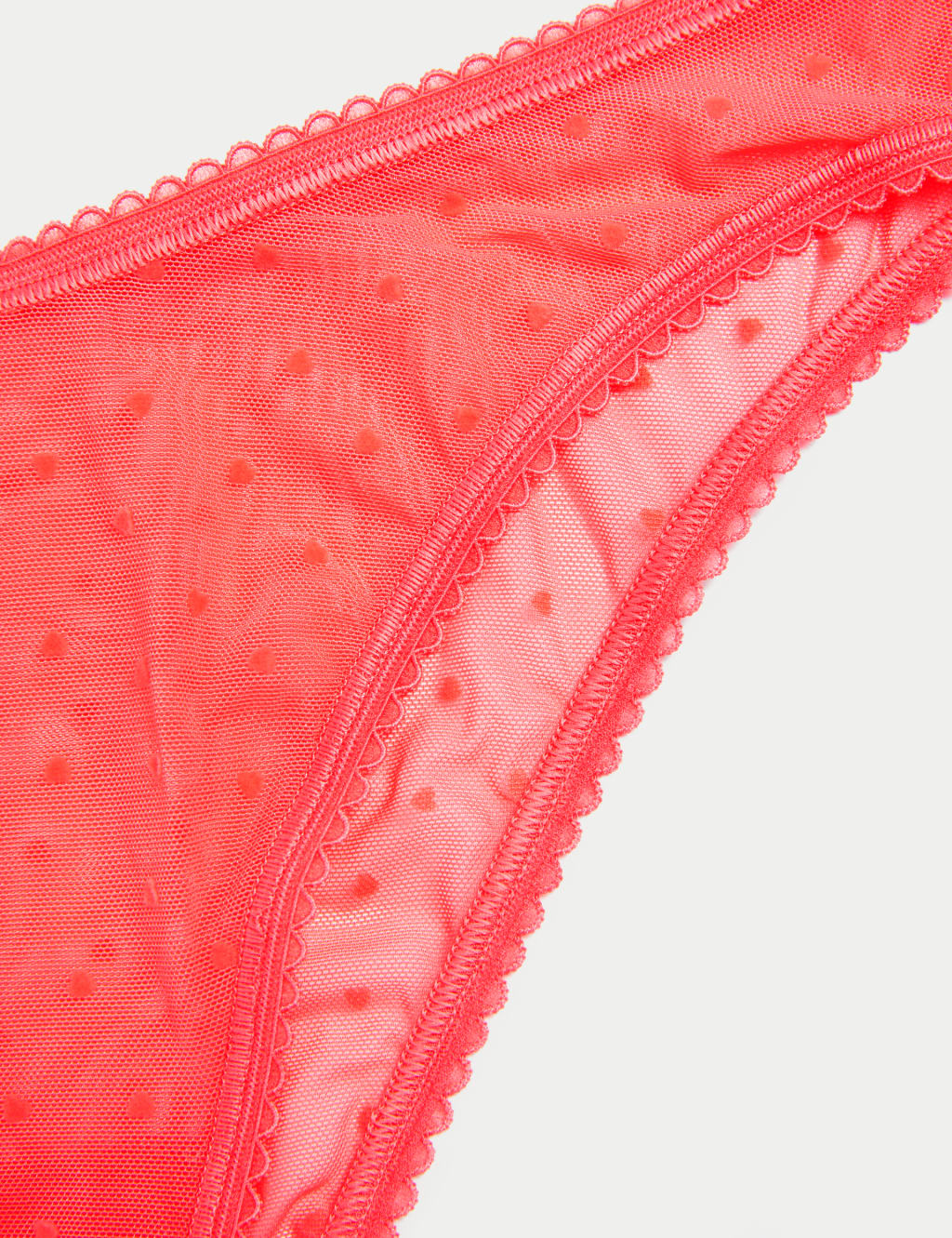 3pk Mini Heart Flock Knickers 5 of 5