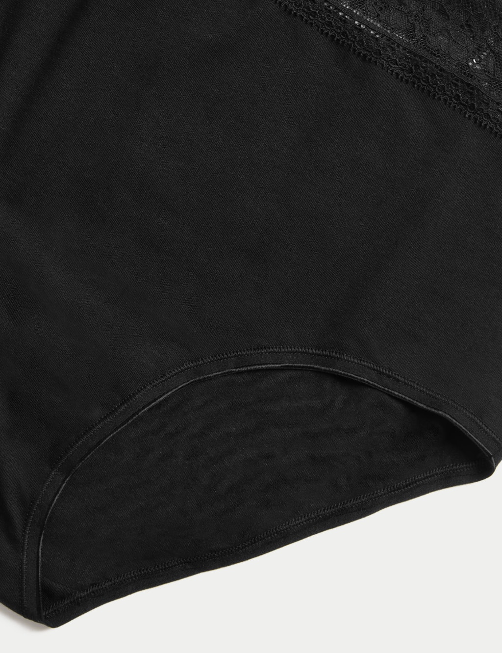 10pk Cotton Rich Lace Waist Full Briefs 2 of 2