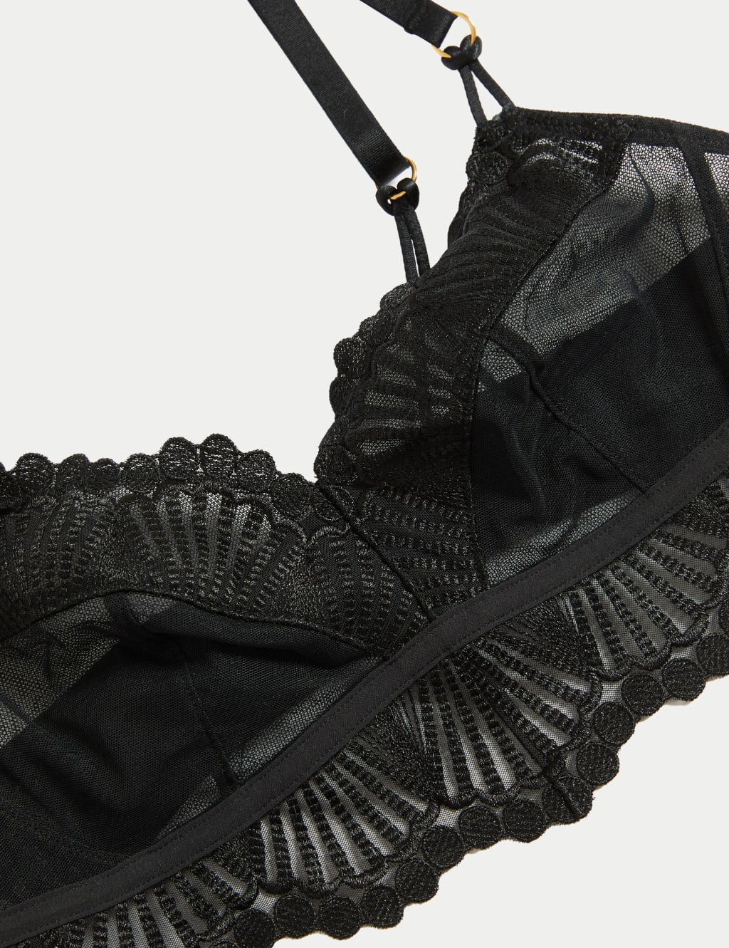 Leon Embroidery Non Wired Bralette (A-E) 6 of 7