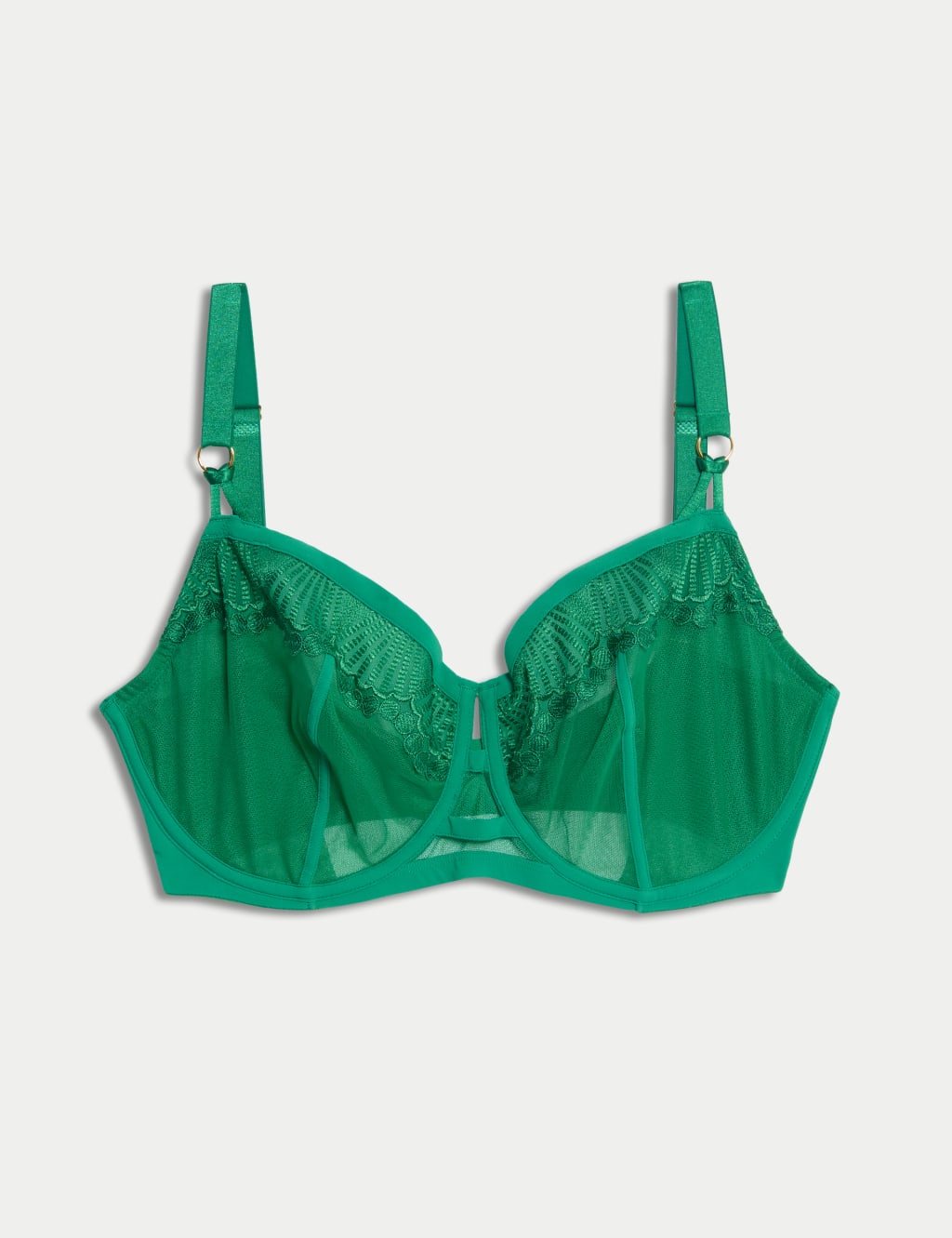 Leon Embroidery Wired Minimiser Bra C-G 2 of 7