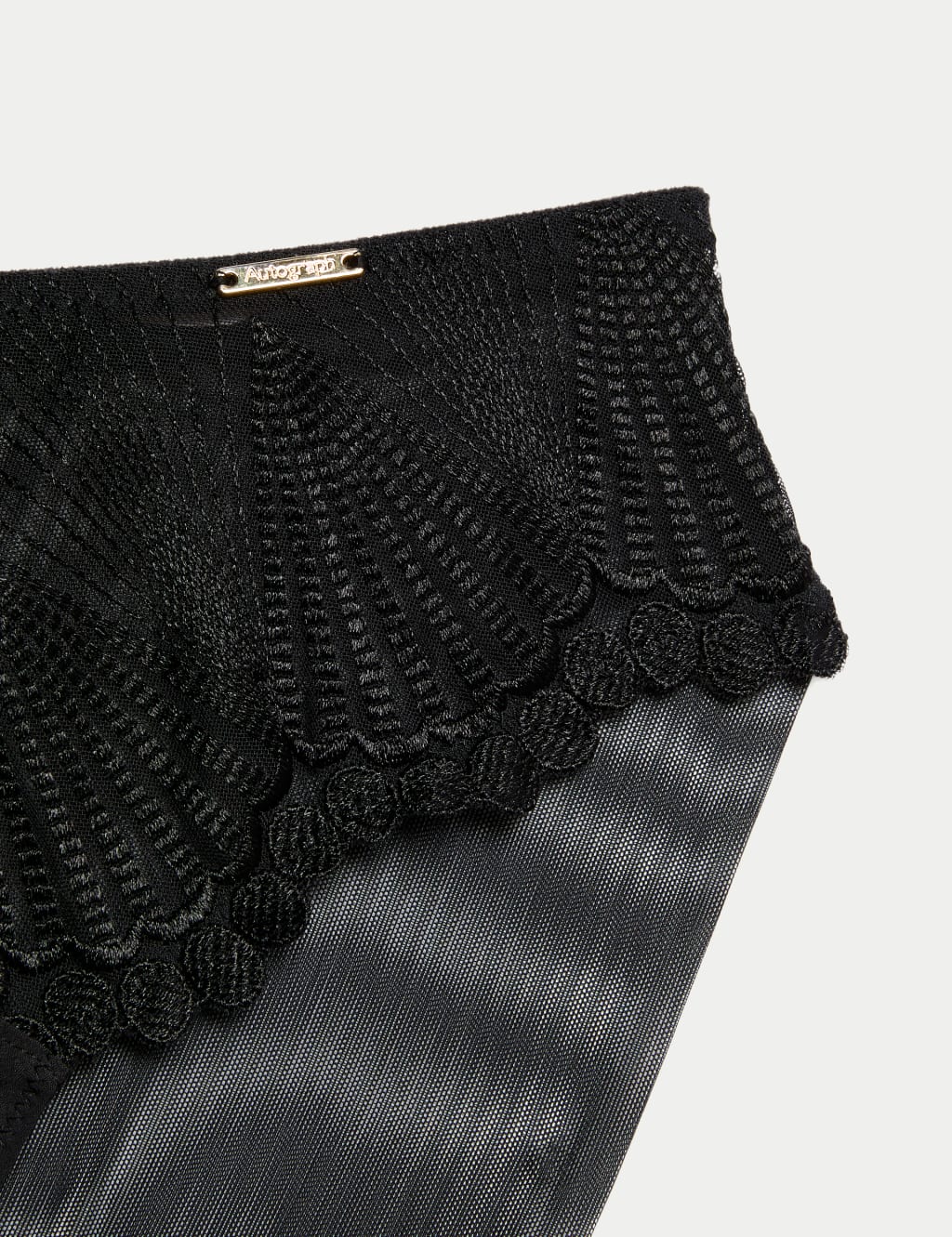 Leon Embroidery High Waisted High Leg Knickers 5 of 5