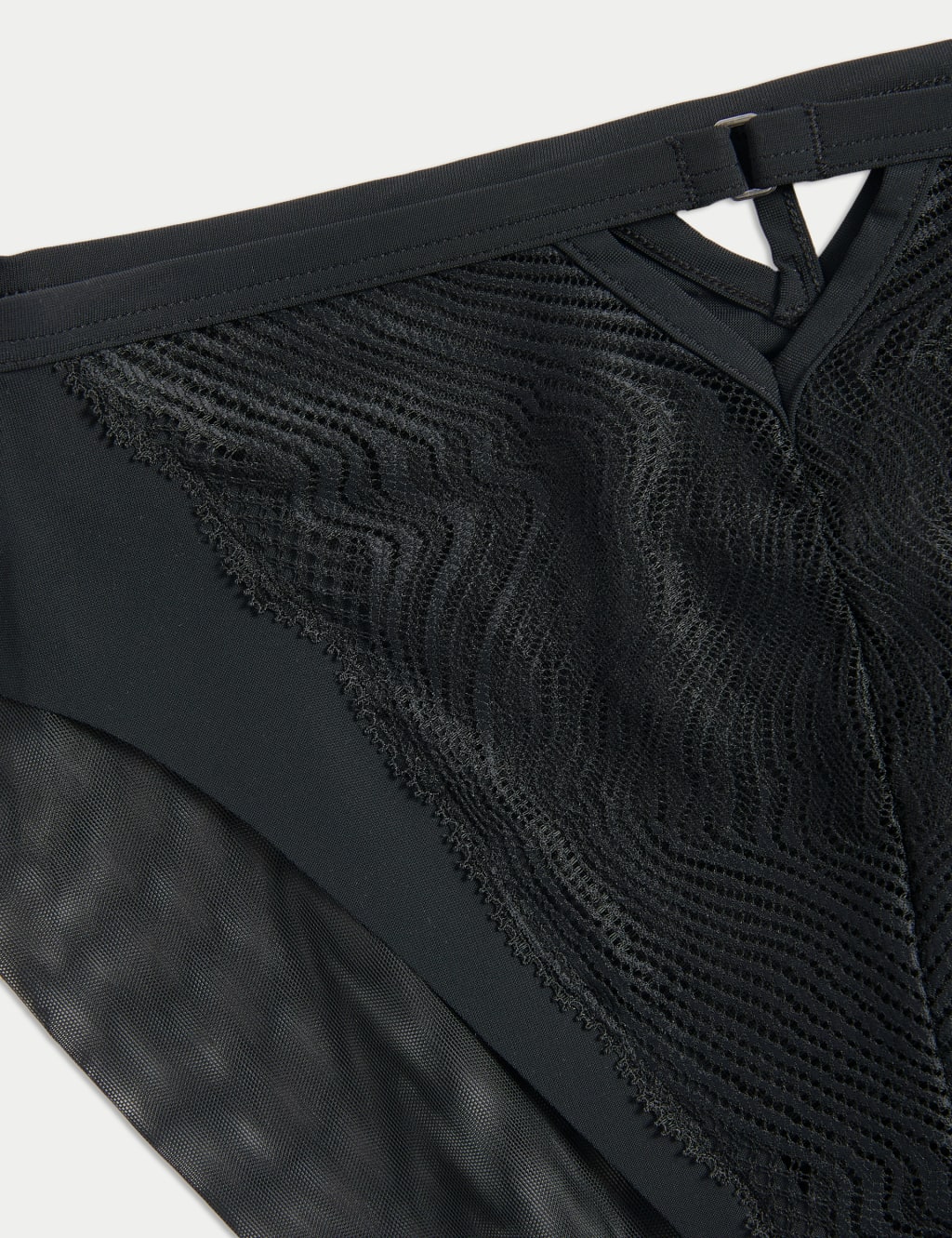 Kyoto Lace High Waisted High Leg Knickers 5 of 5