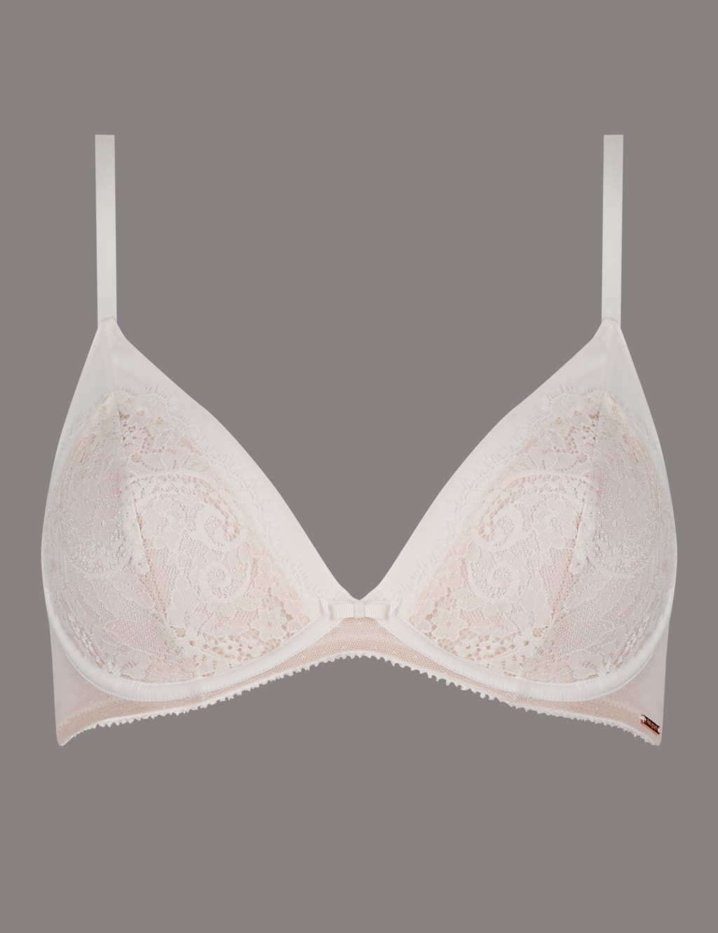 Lisette Lace Underwired Non-Padded Plunge Bra 2 of 5