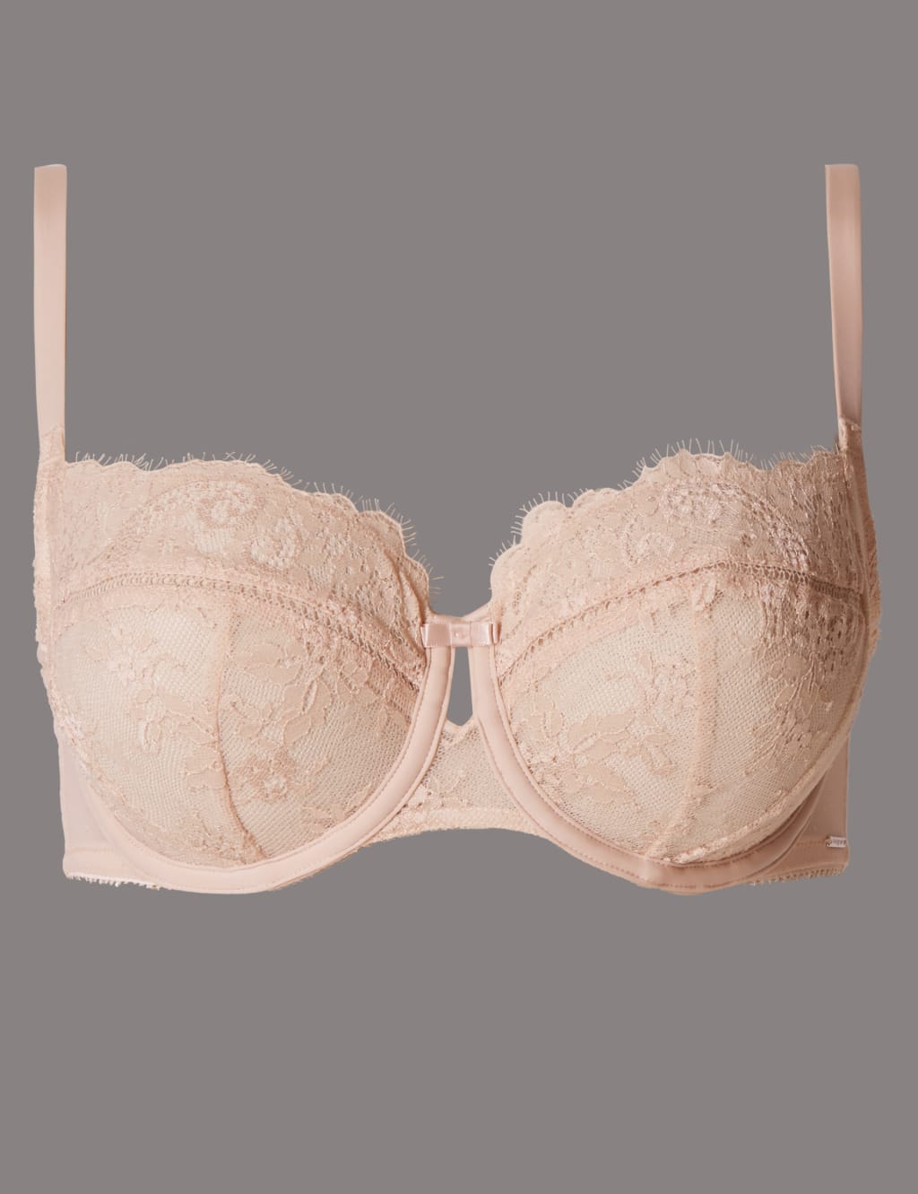 Dentelle Lace Non-Padded Balcony Bra DD-G 2 of 4