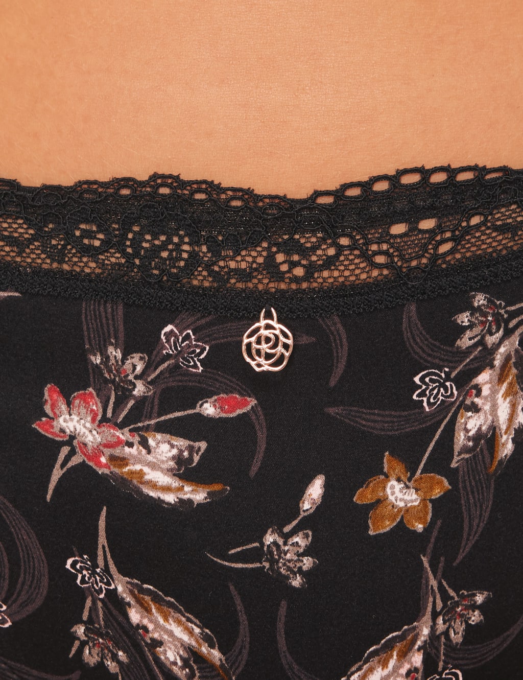 Printed Brazilian Knickers with Silk 5 of 5
