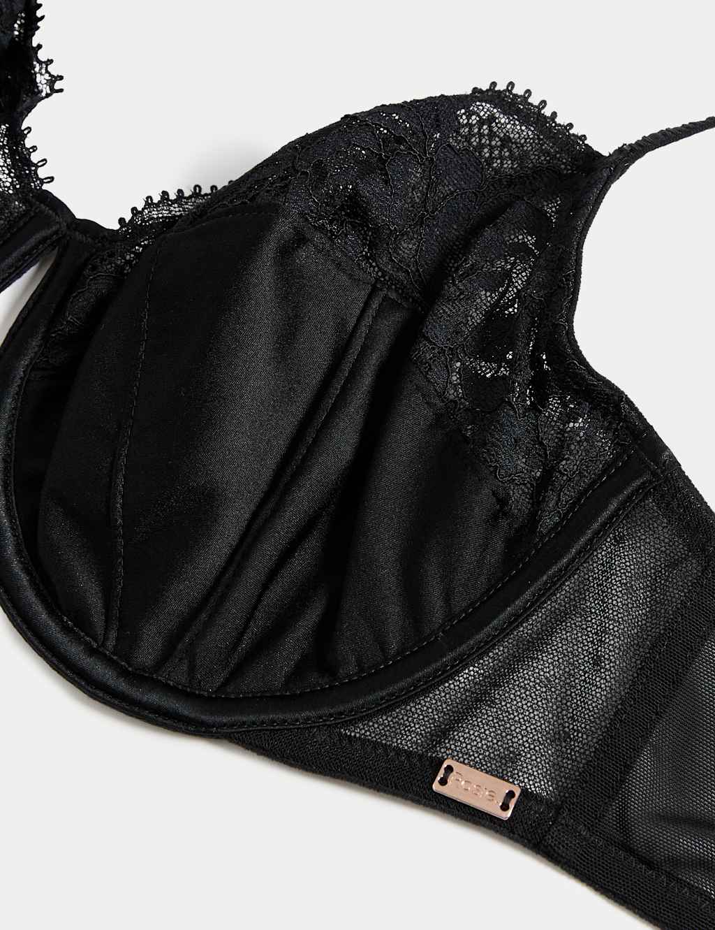 Silk & Lace Wired Balcony Bra 5 of 6