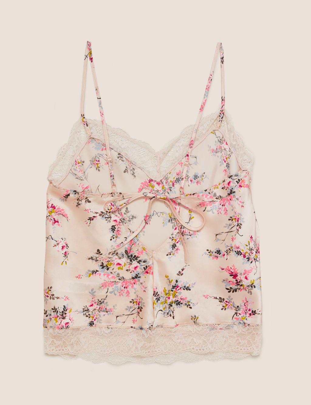 Silk Ditsy Rose Camisole 8 of 8