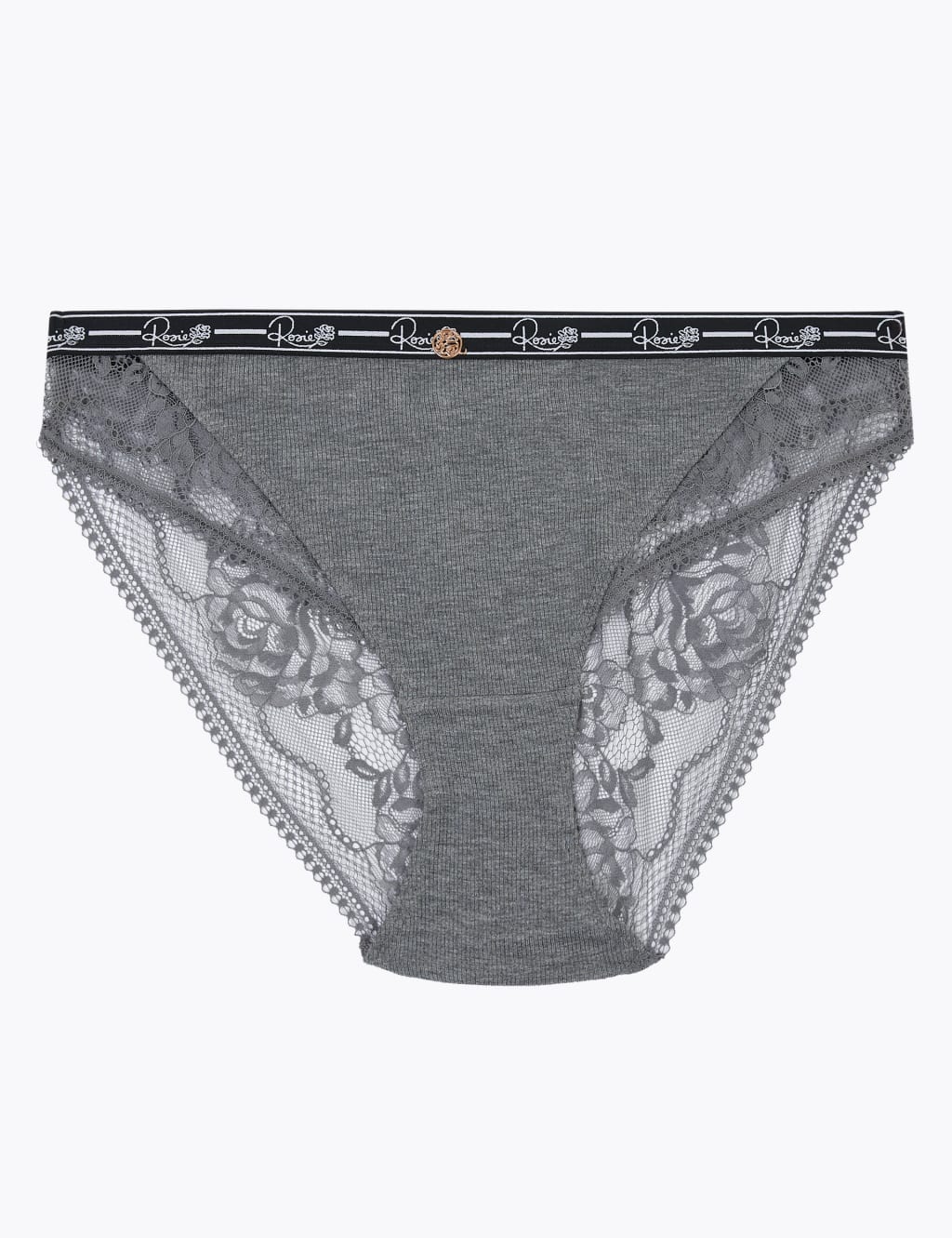 Ribbed High Leg Lounge Knickers 1 of 7