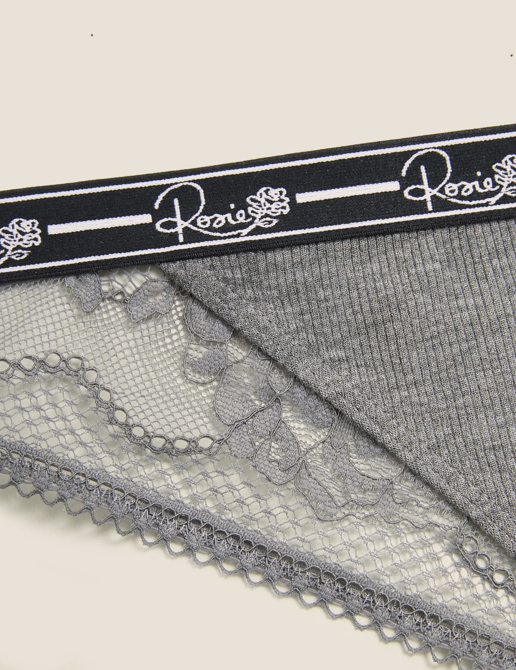Ribbed High Leg Lounge Knickers 7 of 7