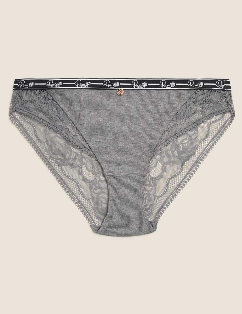 Ribbed High Leg Lounge Knickers 2 of 7