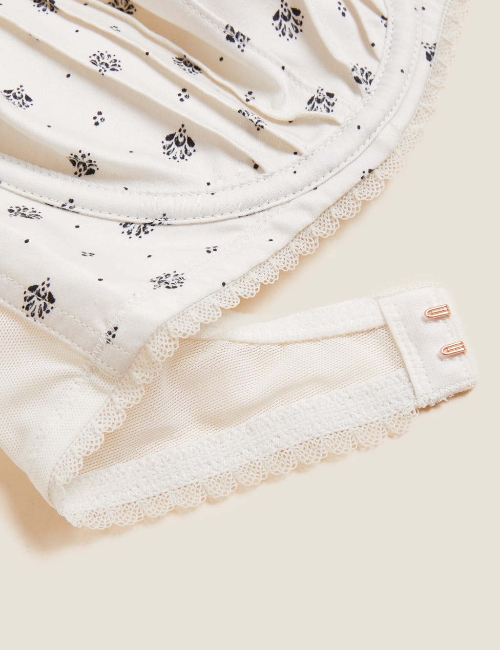 Gardenia Print Wired Balcony Bra A-E 6 of 7