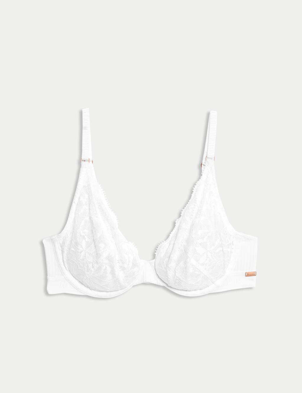 Lace Wired Plunge Bra (A-E) 2 of 7