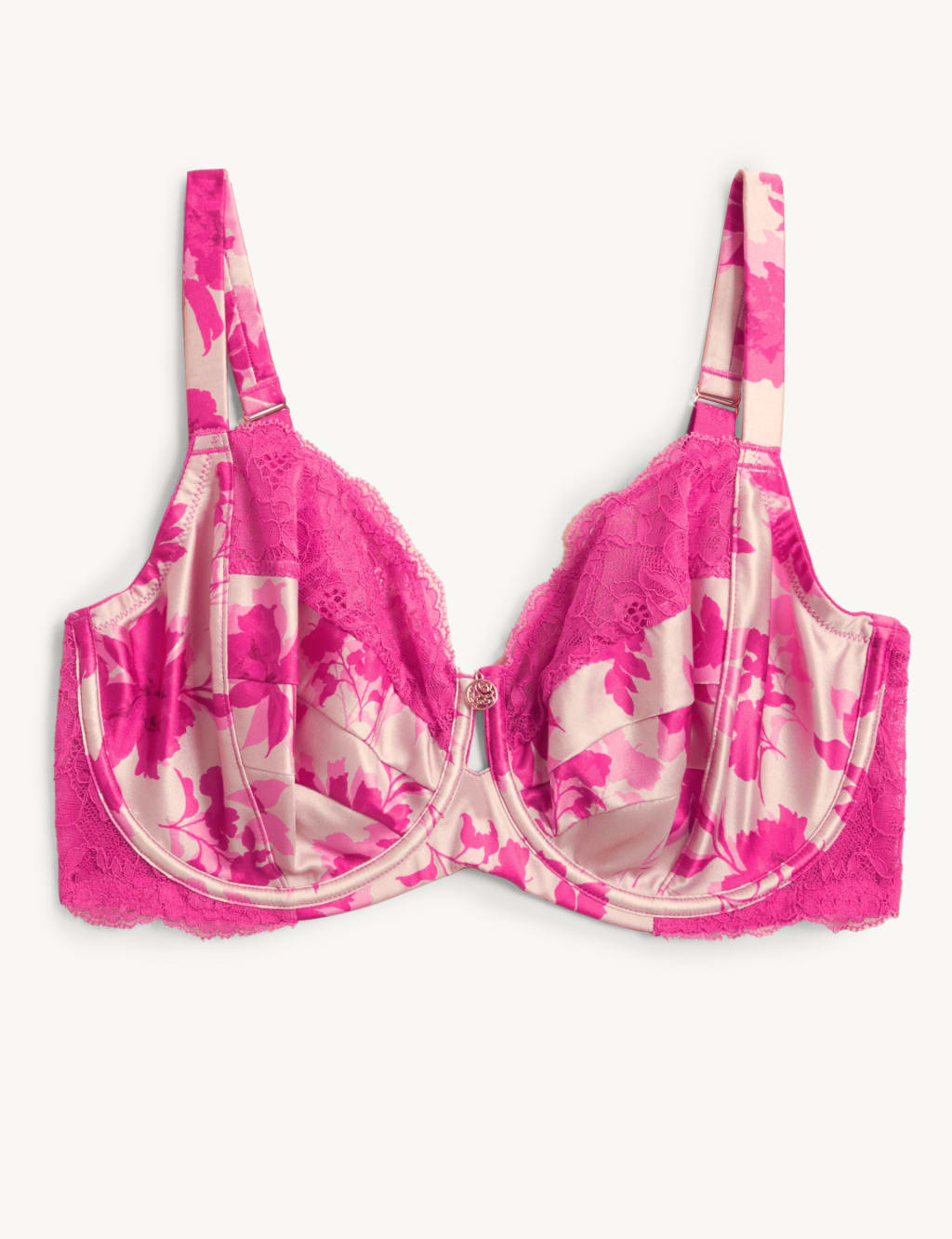 Laylani Silk Wired Balcony Bra F-H 2 of 7