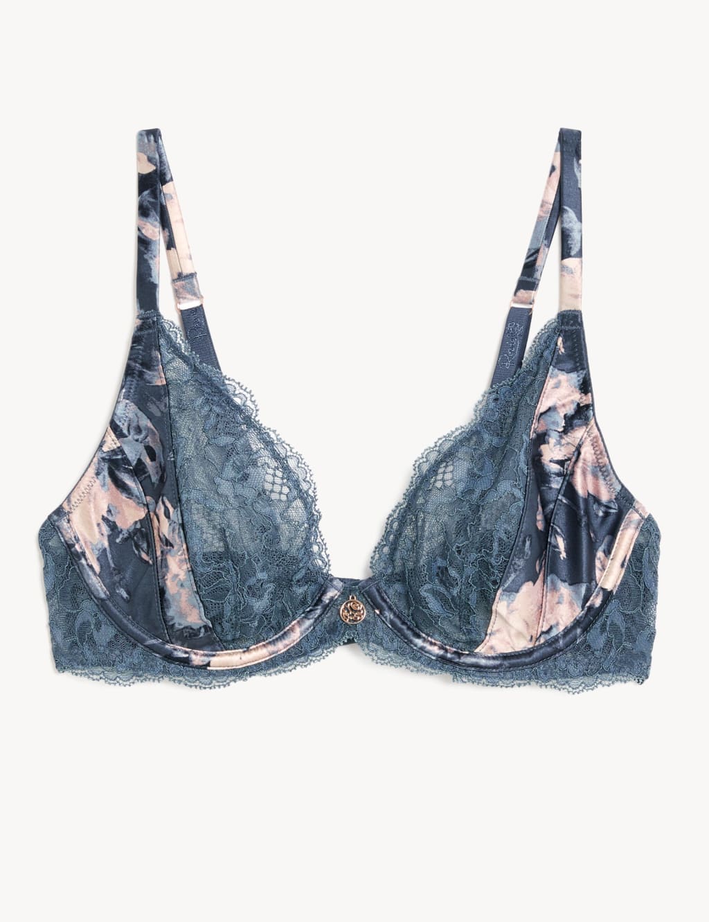 Lunaria Silk Wired Plunge Bra A-E 2 of 7