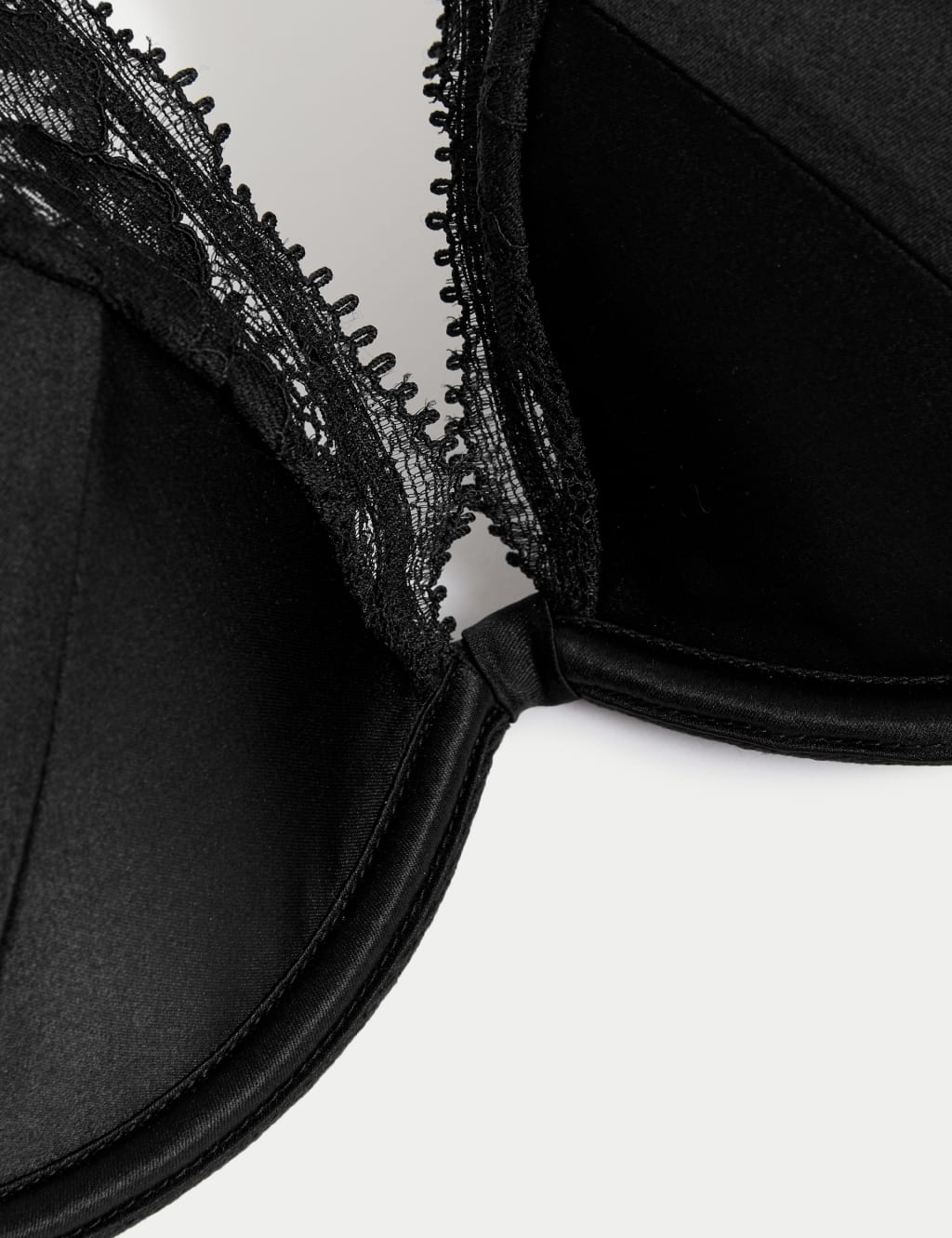 Beau Silk & Lace Wired Plunge Bra (A-E) 5 of 6