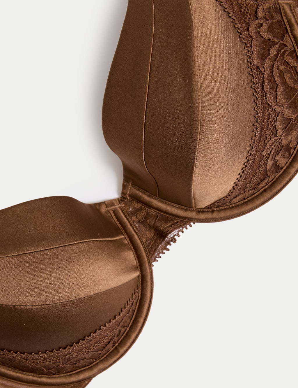 Silk & Lace Wired Full Cup Bra A-E 2 of 3