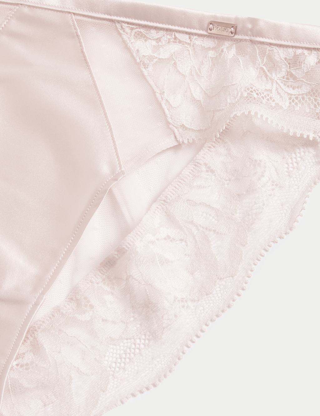 Silk & Lace High Leg Knickers 5 of 5