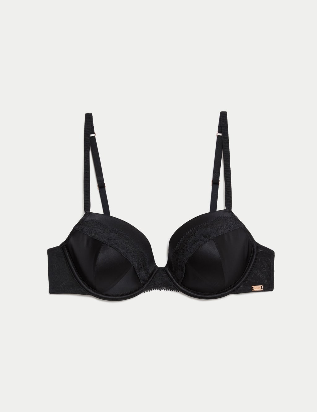 Silk & Lace Wired Balcony Bra (A-E) 2 of 7