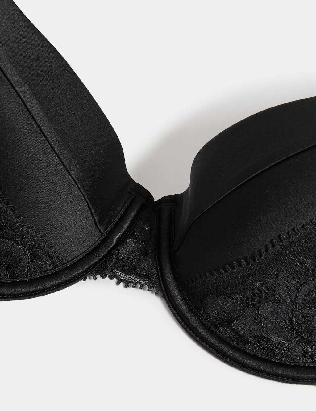 Silk & Lace Wired Demi Cup Bra (A-E) 5 of 6