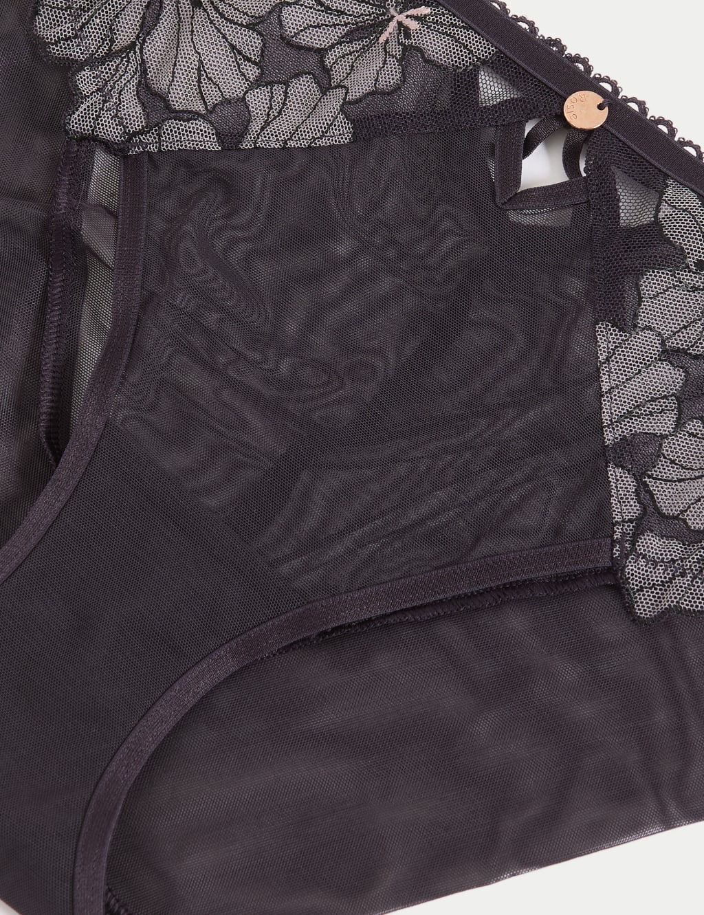 Passion Flower Embroidery High Leg Knickers 6 of 6