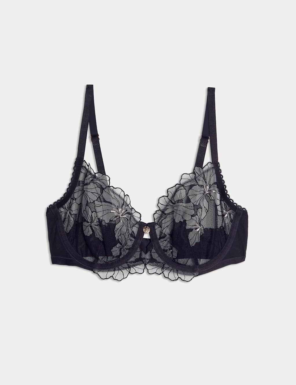 Passion Flower Wired Balcony Bra A-E 2 of 6
