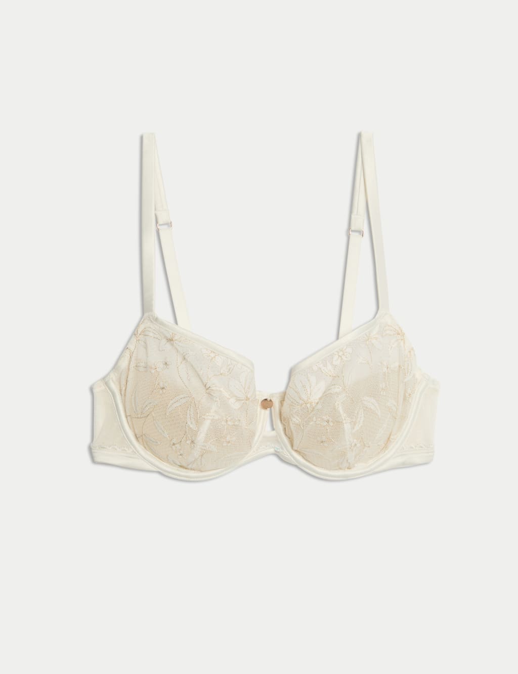 Trousseau Embroidery Wired Balcony Bra A-E 2 of 6