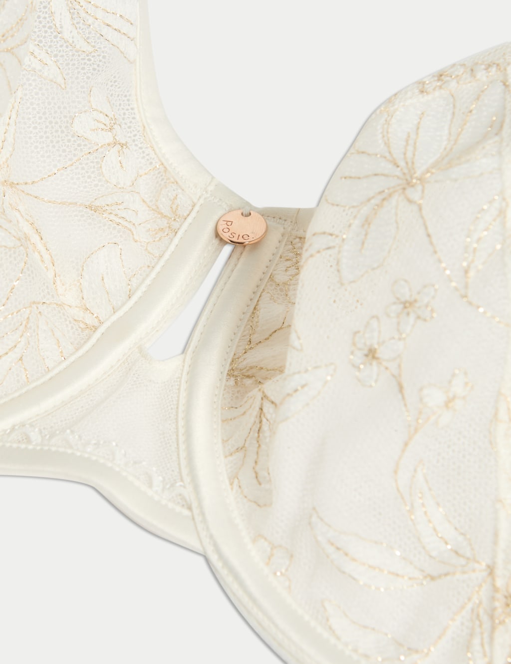 Trousseau Embroidery Wired Balcony Bra F+ 6 of 7
