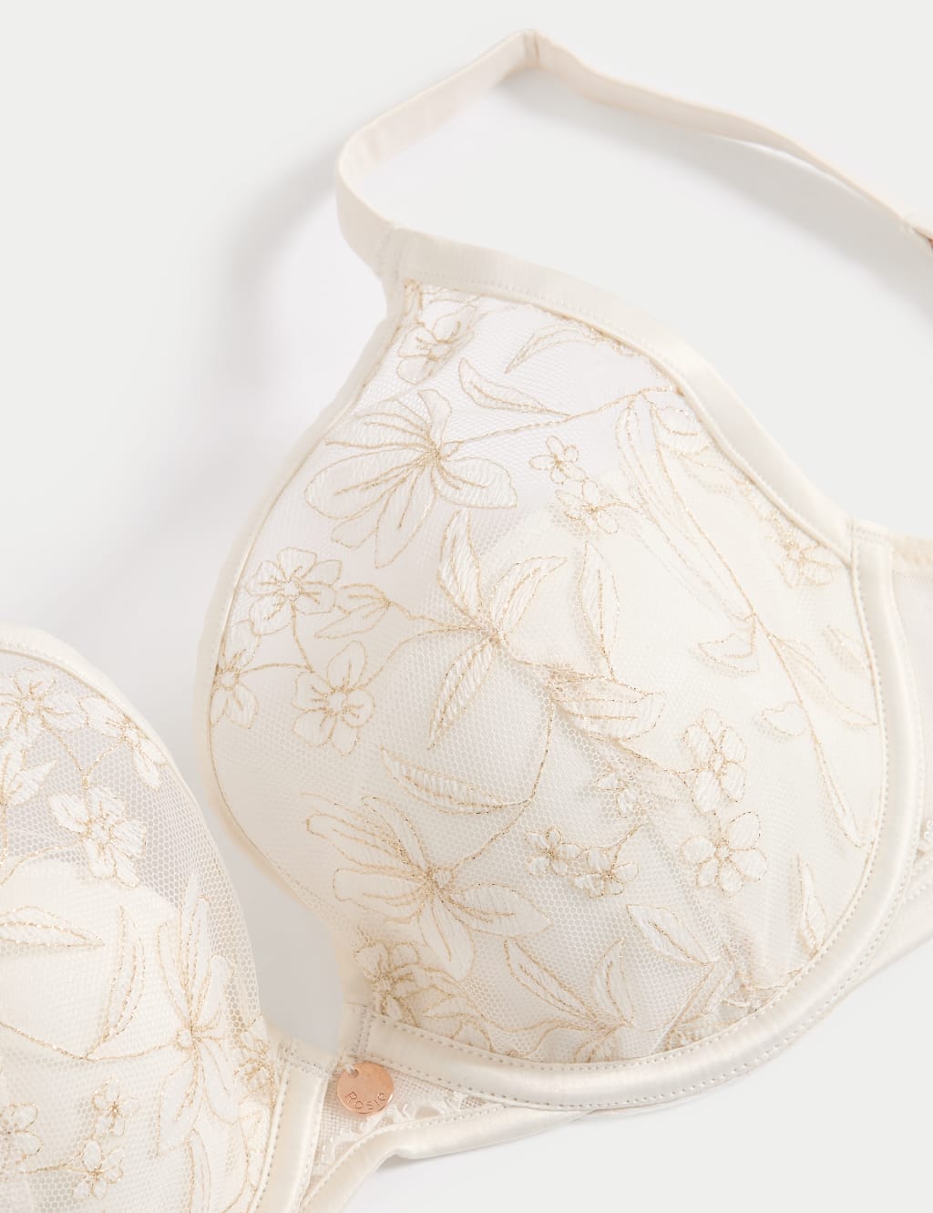 Trousseau Embroidery Wired Plunge Bra (A-E) 5 of 6