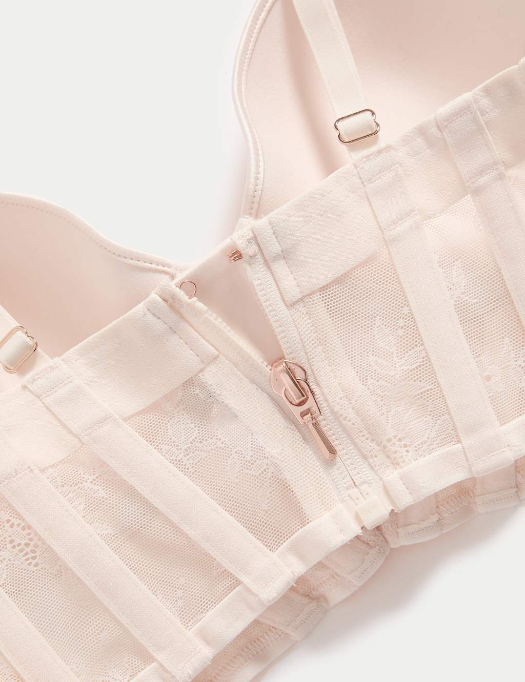 ContourWear Lace Wired Longline Plunge Bra (A-E) 8 of 8