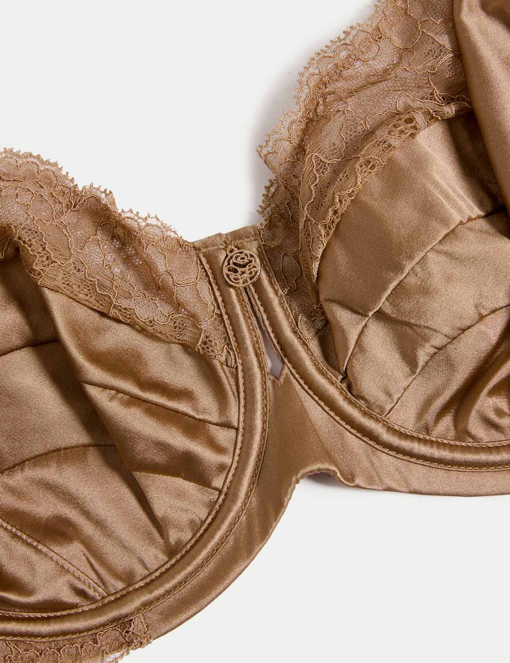 Silk & Lace Wired Balcony Bra F-H 2 of 3