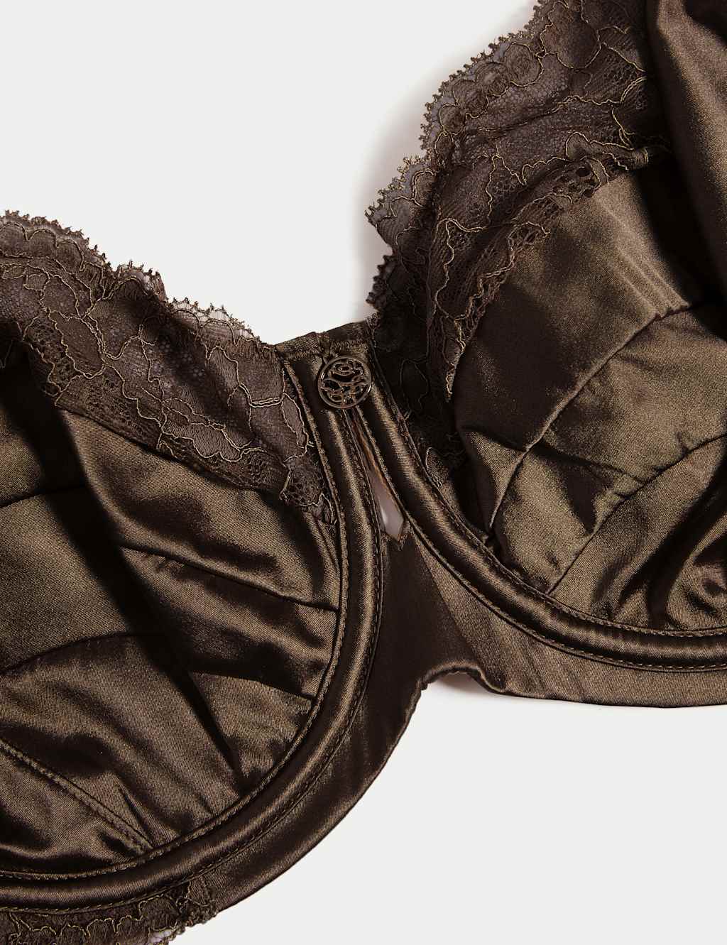 Silk & Lace Wired Balcony Bra F-H 2 of 3