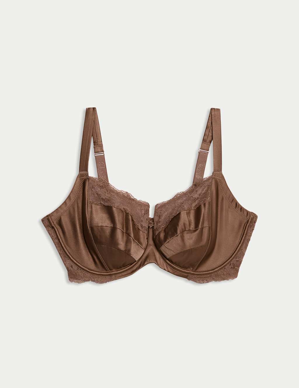Silk & Lace Wired Balcony Bra F-H 1 of 3