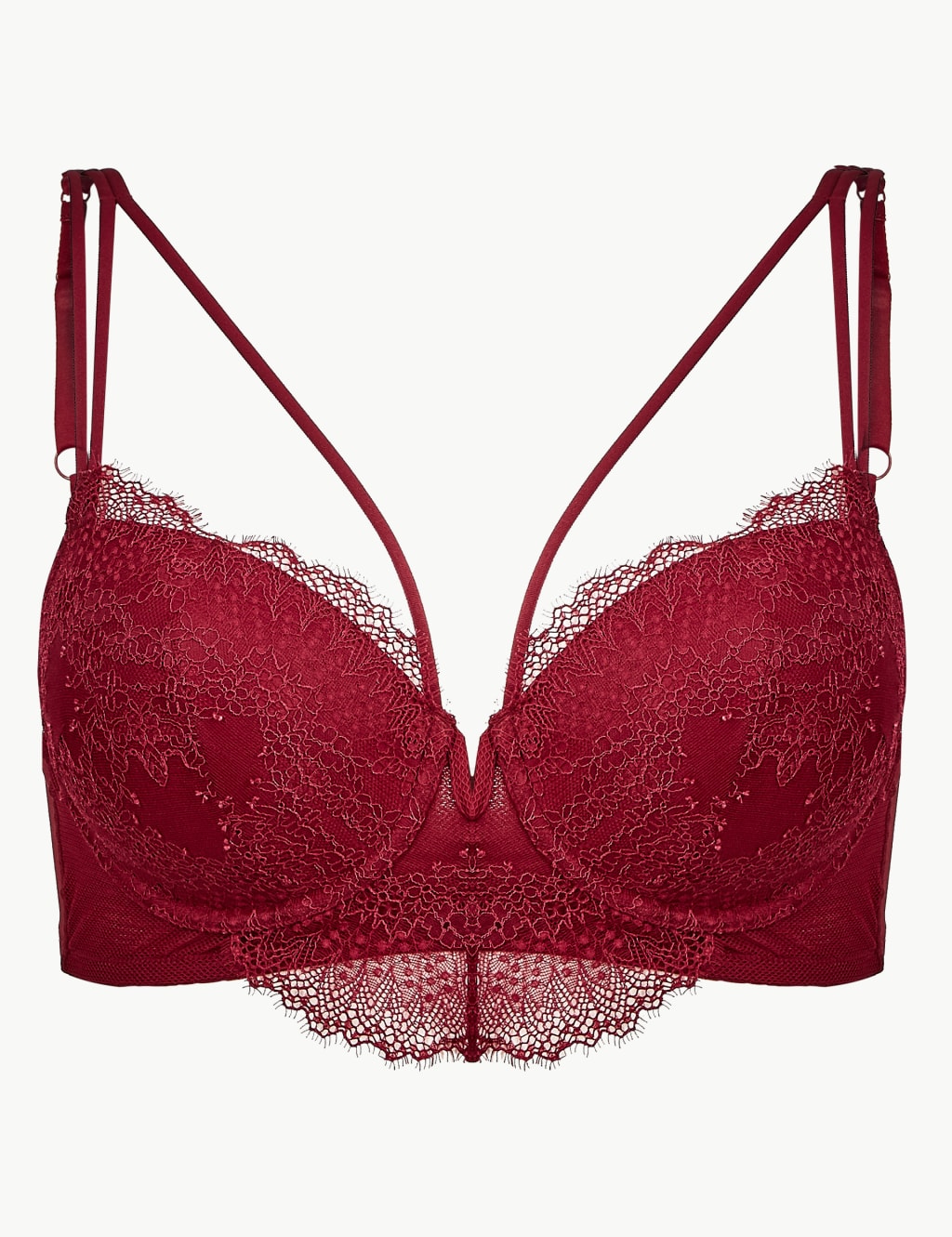 Lace Padded Balcony Bra A-E 2 of 4