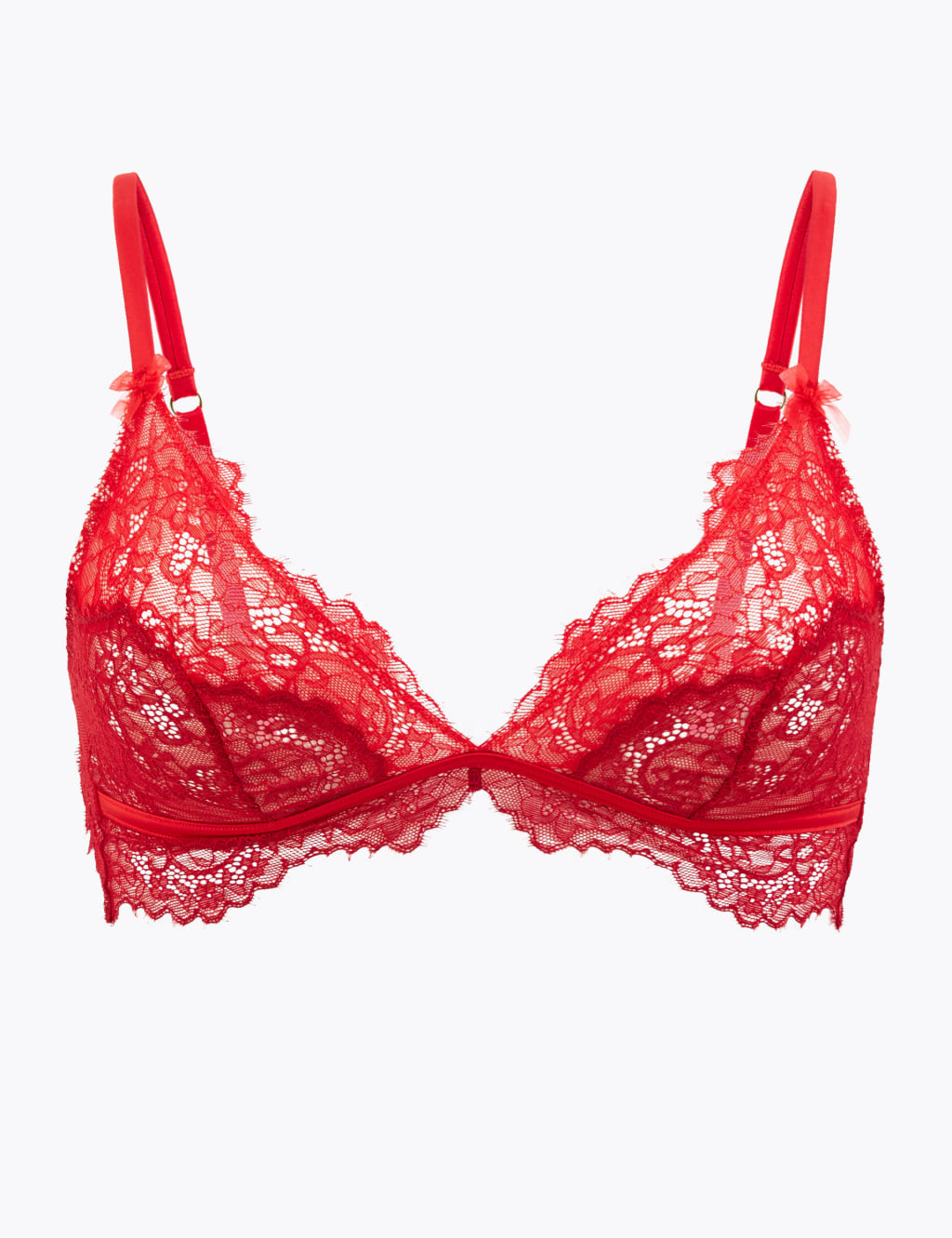 Layered lace bralette top