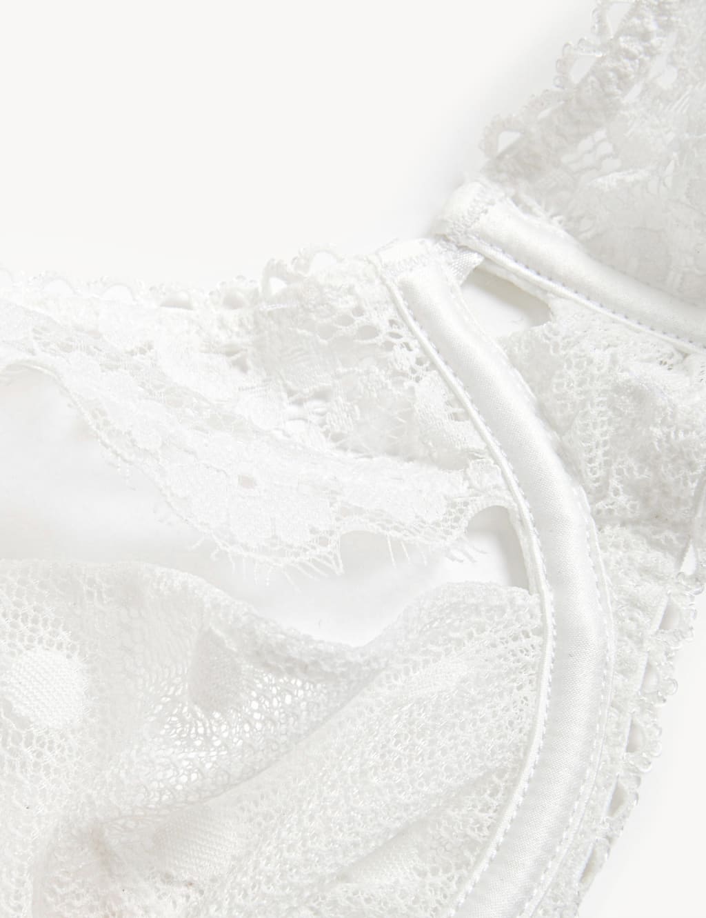 Linea Lace Cut Out Wired Balcony Bra A-E 6 of 7