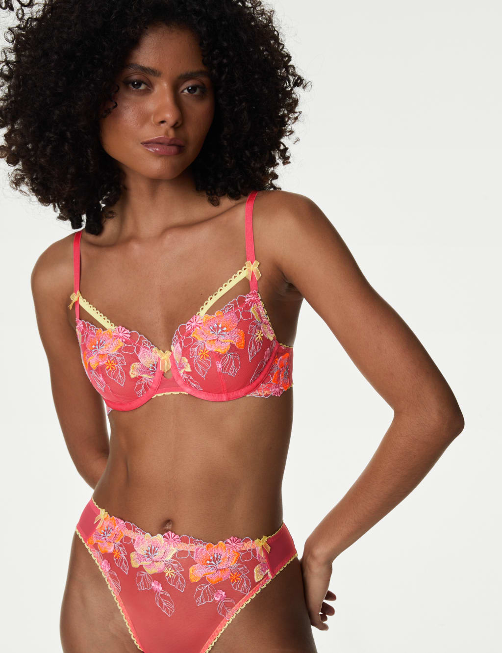 Josefine Embroidered Wired Balcony Bra (A-E) 3 of 7