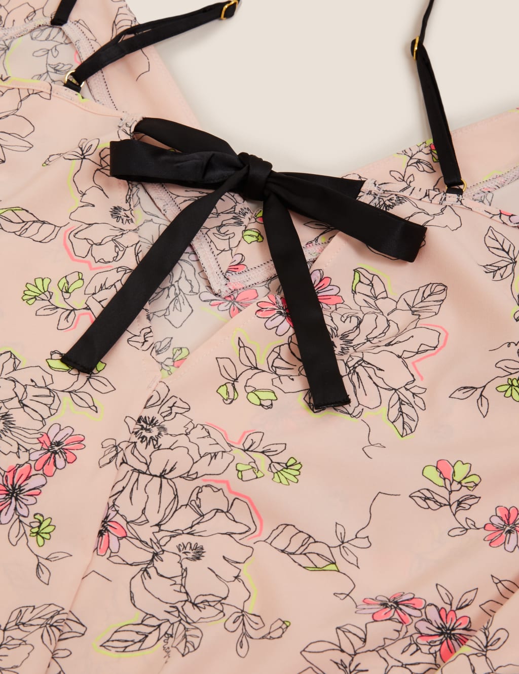 Floral Tattoo Print Cami Set 5 of 7