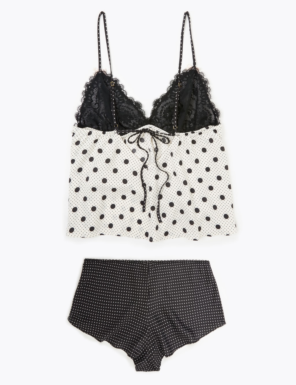 Satin Spot Print Cami & French Knickers 7 of 10