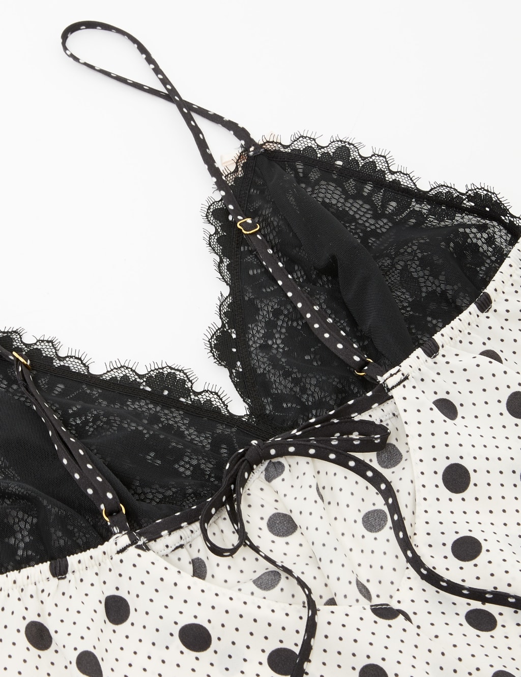 Satin Spot Print Cami & French Knickers 9 of 10