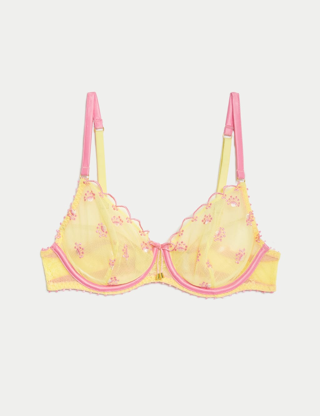 Carita Embroidery Wired Full Cup Bra (A-E) 2 of 7