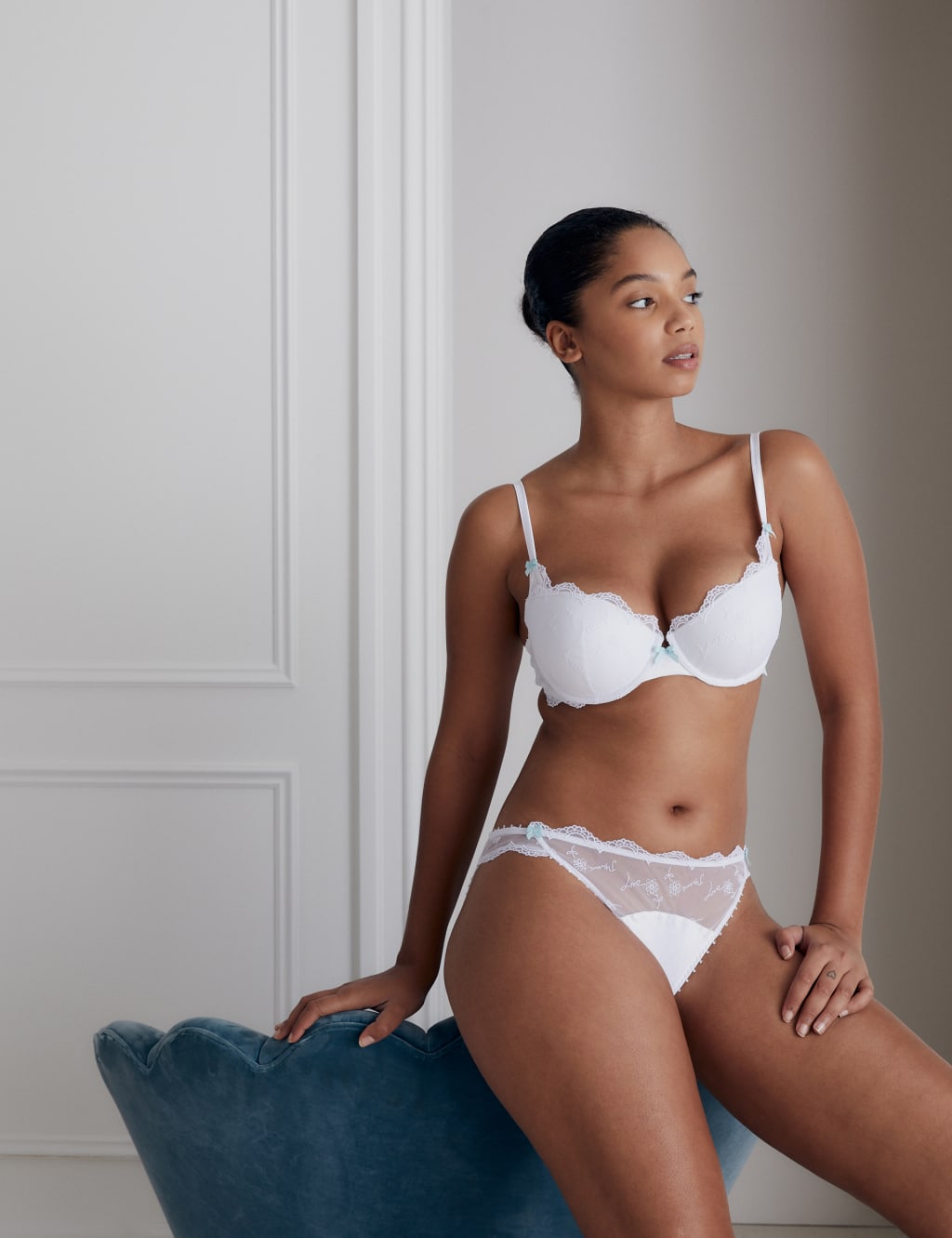 Evaline Embroidered Bikini Knickers 1 of 6