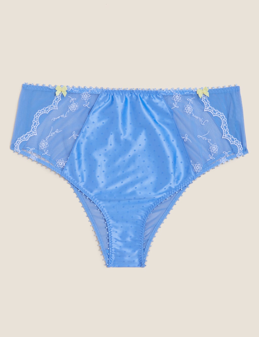 Evaline High Waisted Brazilian Knickers 2 of 7