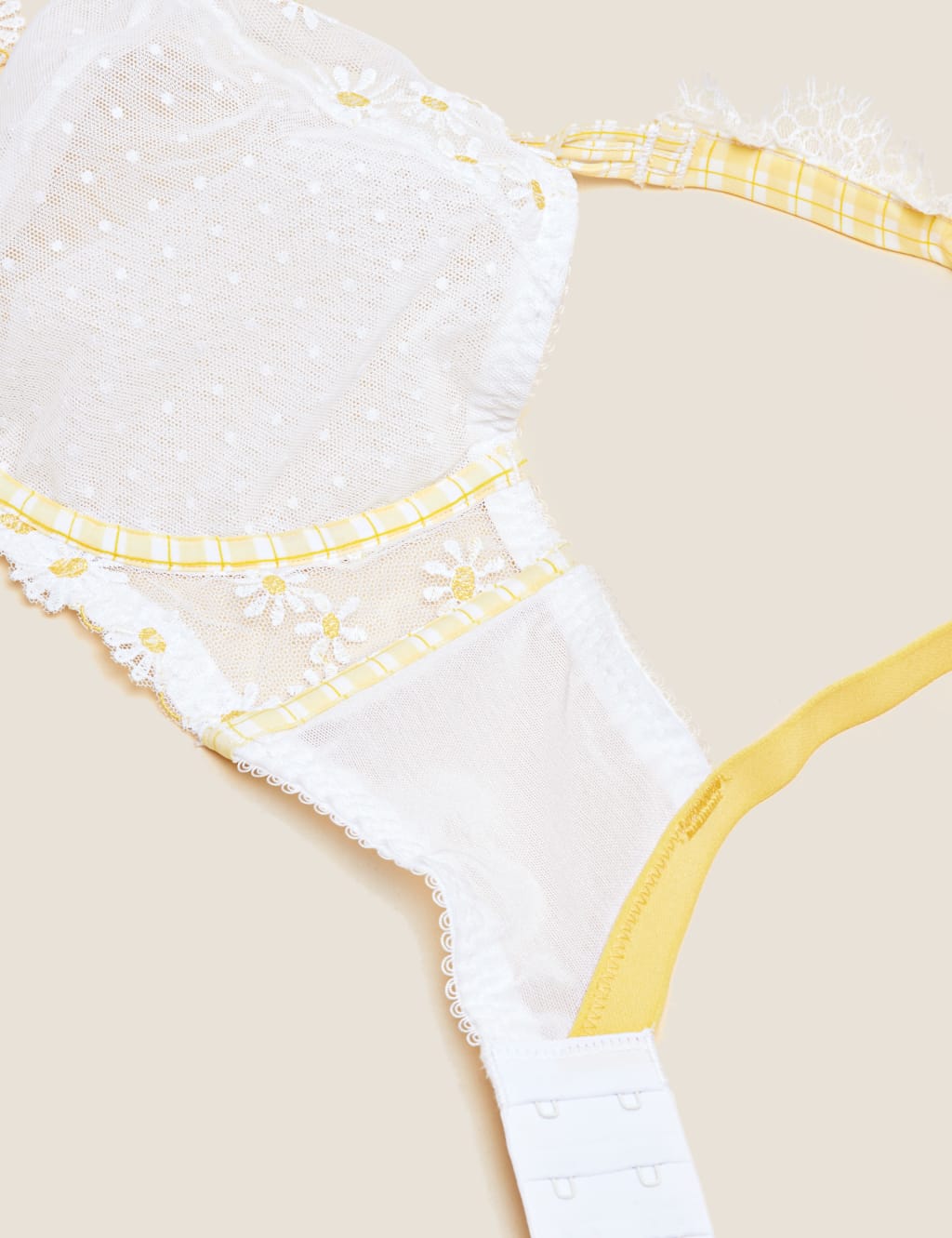 Delphy Embroidered Wired Plunge Bra F-H 5 of 6