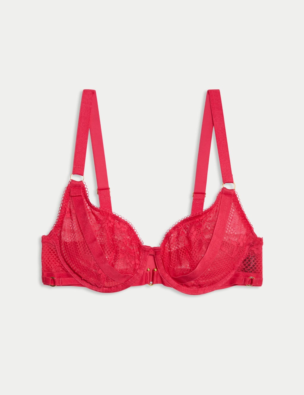 Lucia Lace Wired Demi Cup Bra (A-E) 2 of 7