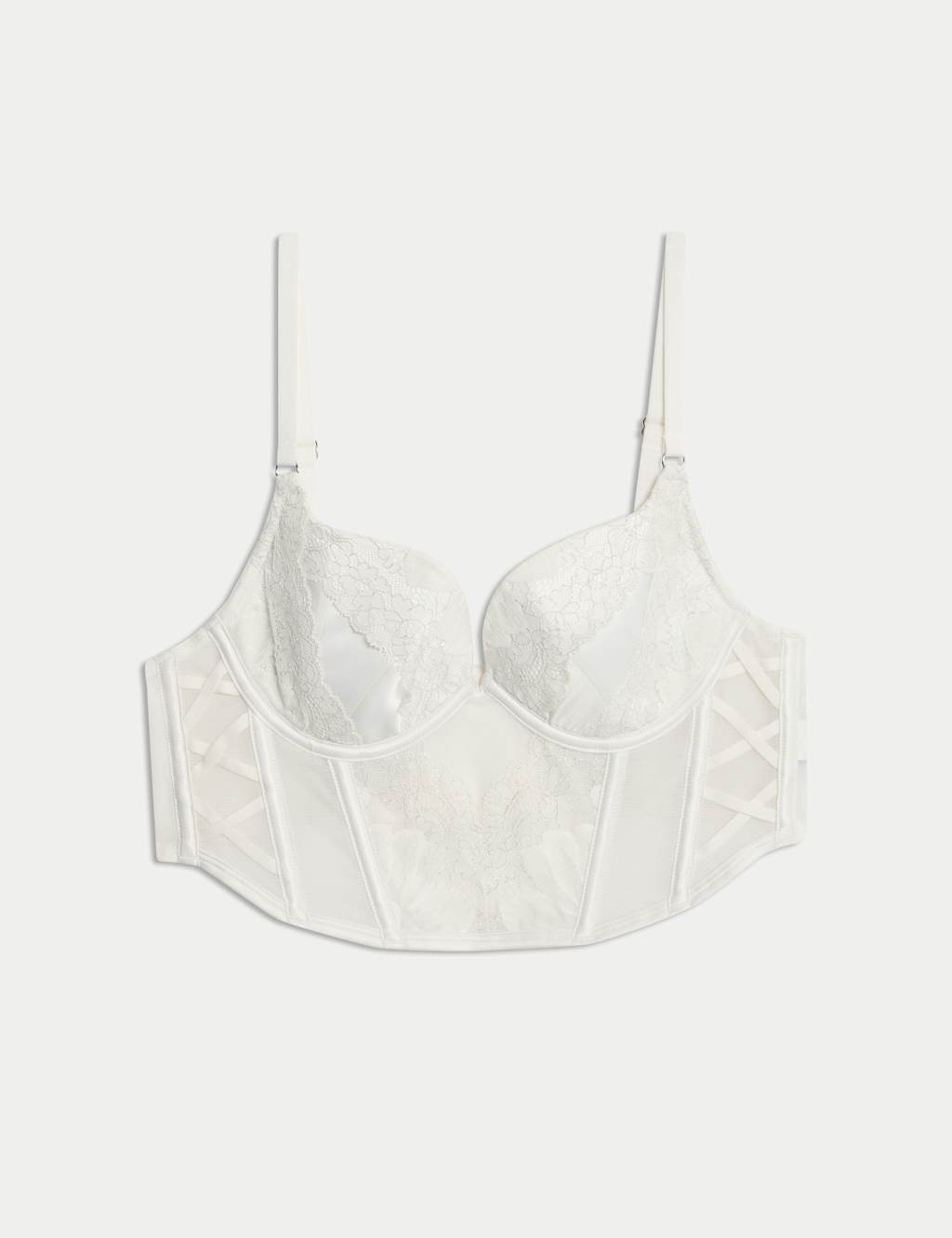 Lindy Lace Wired Sweetheart Balcony Bra A-E 2 of 8