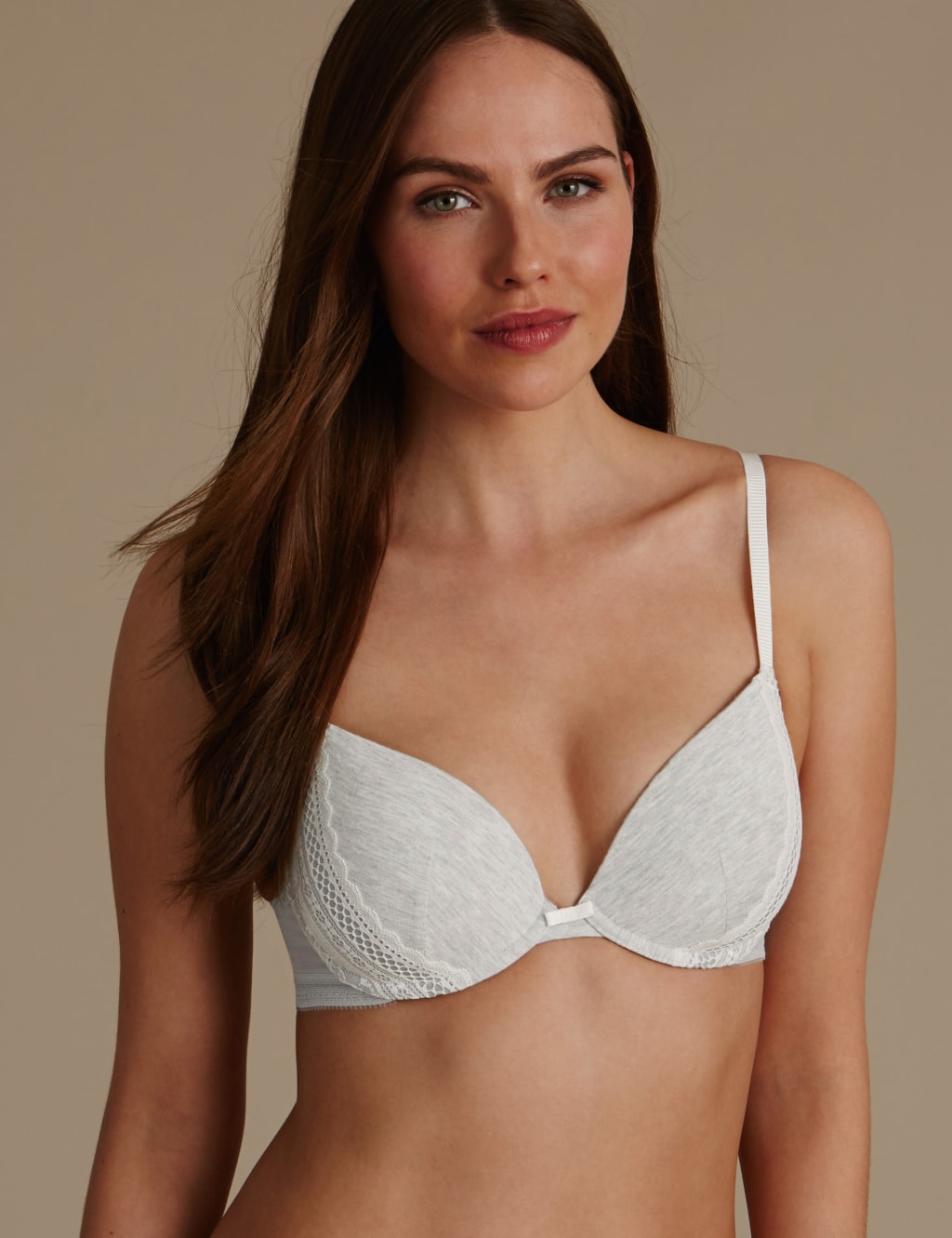 2 Pack Modal Blend Padded Plunge Bras A-DD 1 of 5