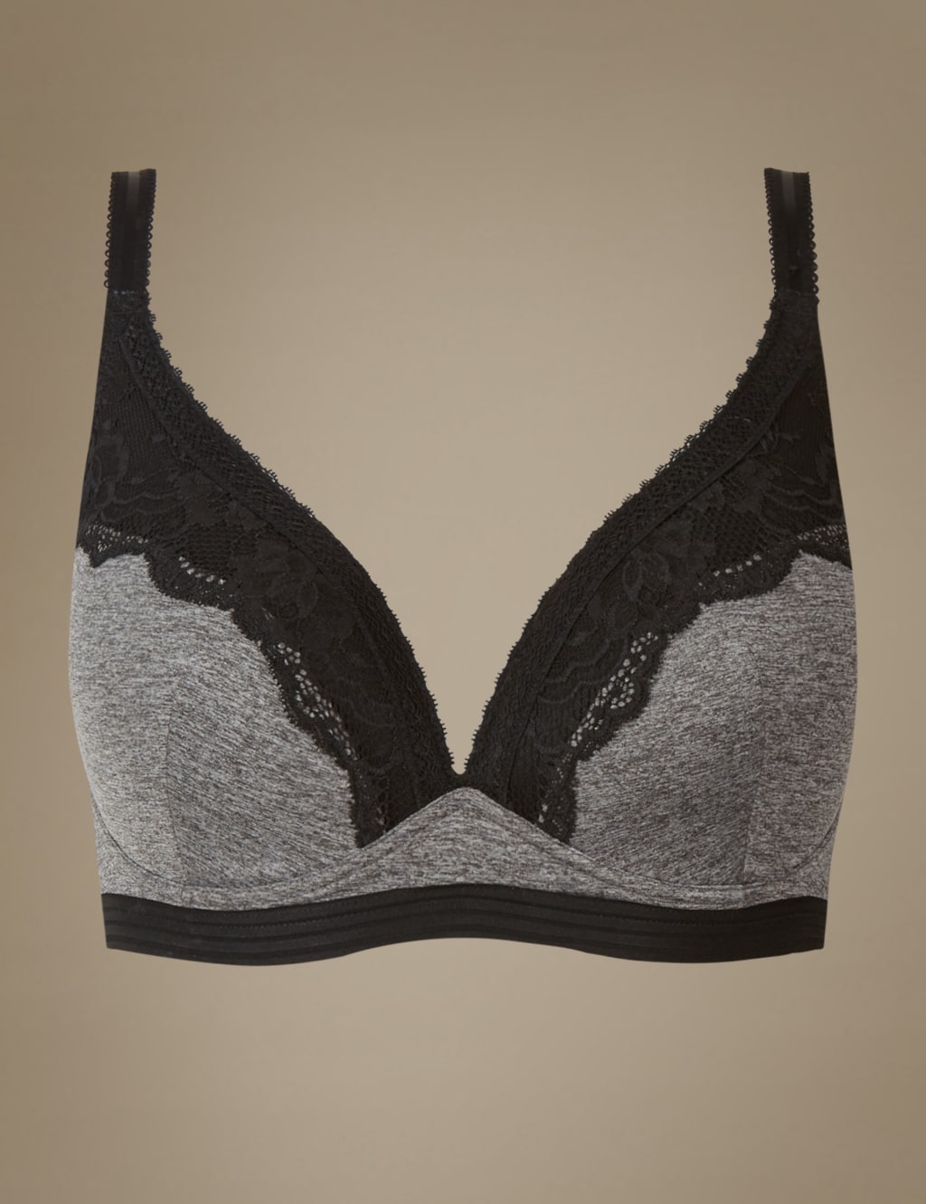Athleisure Lace Lounge Plunge Bra A-E 2 of 6