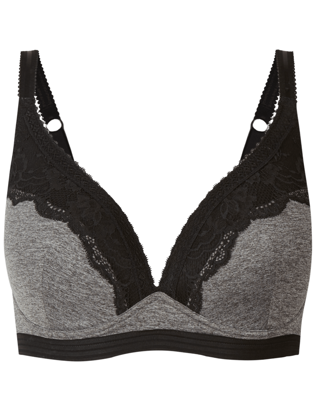 Athleisure Lace Lounge Plunge Bra A-E 6 of 6