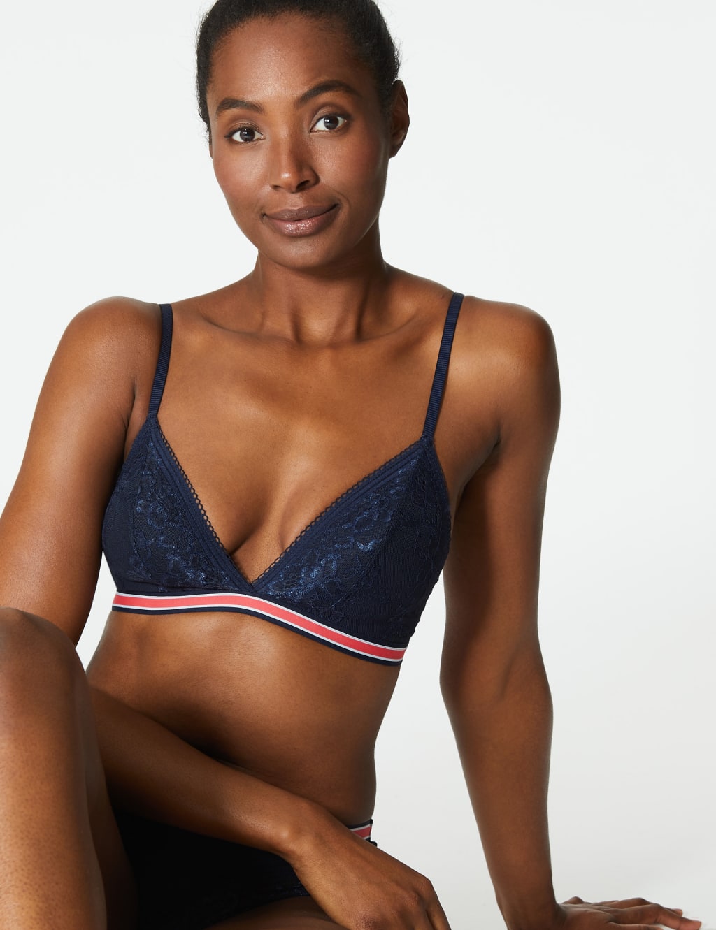 Louisa Lace Non-Padded Bralet 1 of 4