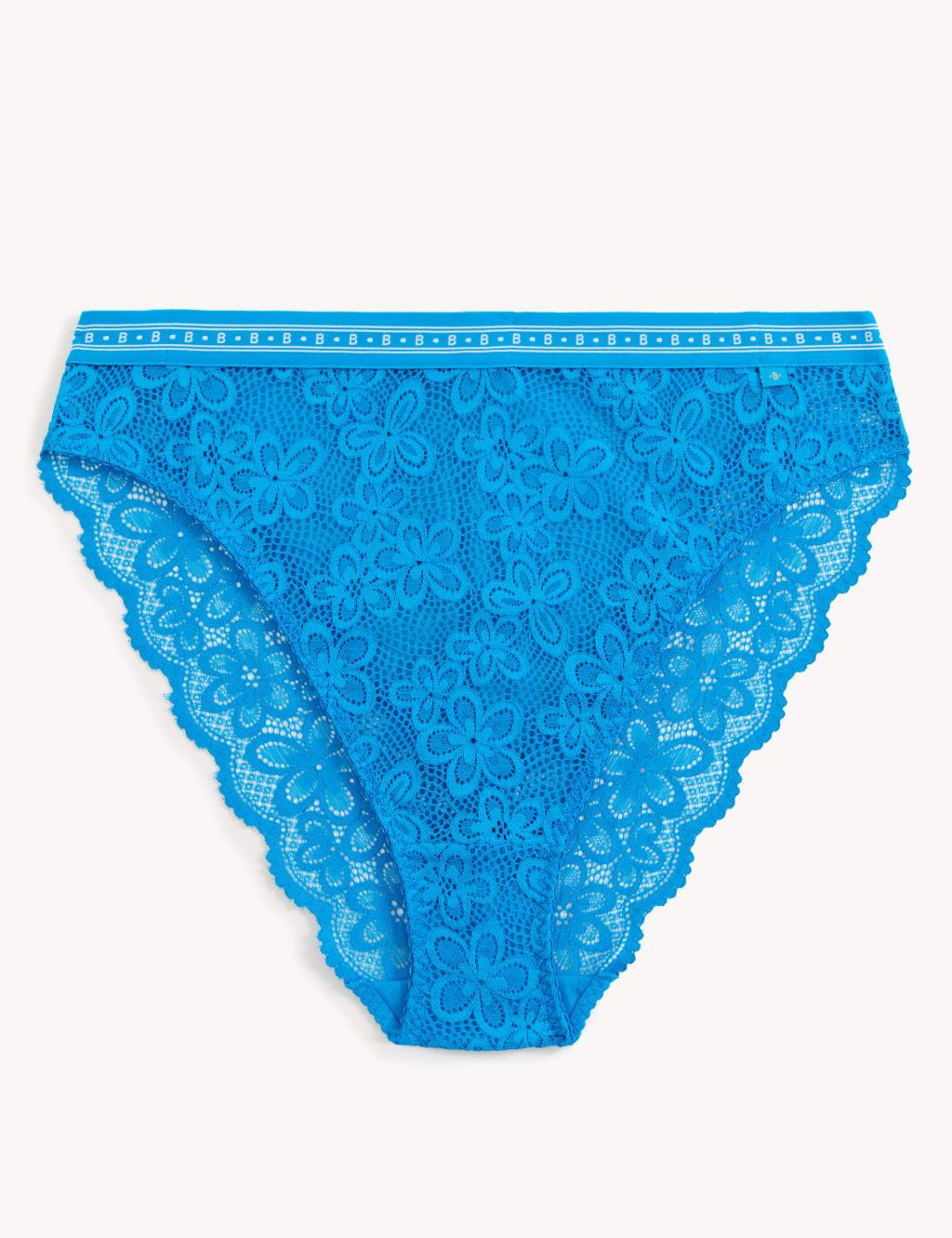 CLEO LACE HIGH WAISTED HIGH LEG KNICKERS B BY BOUTIQUE M S
